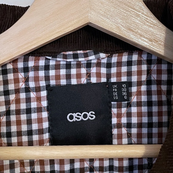 ASOS Burnt Orange Quilted Chore Coat - Picture 8 of 16